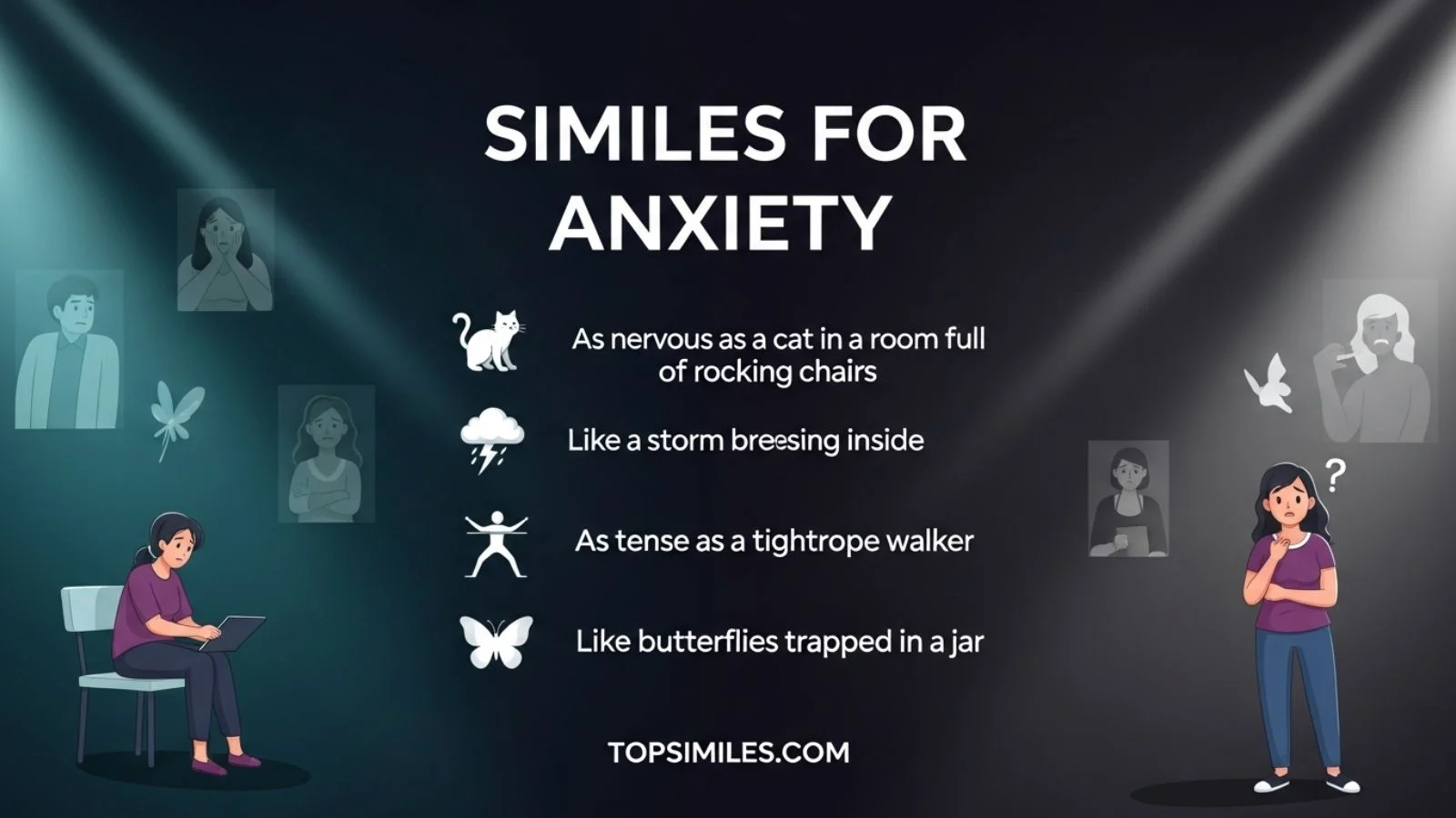 Similes for Anxiety
