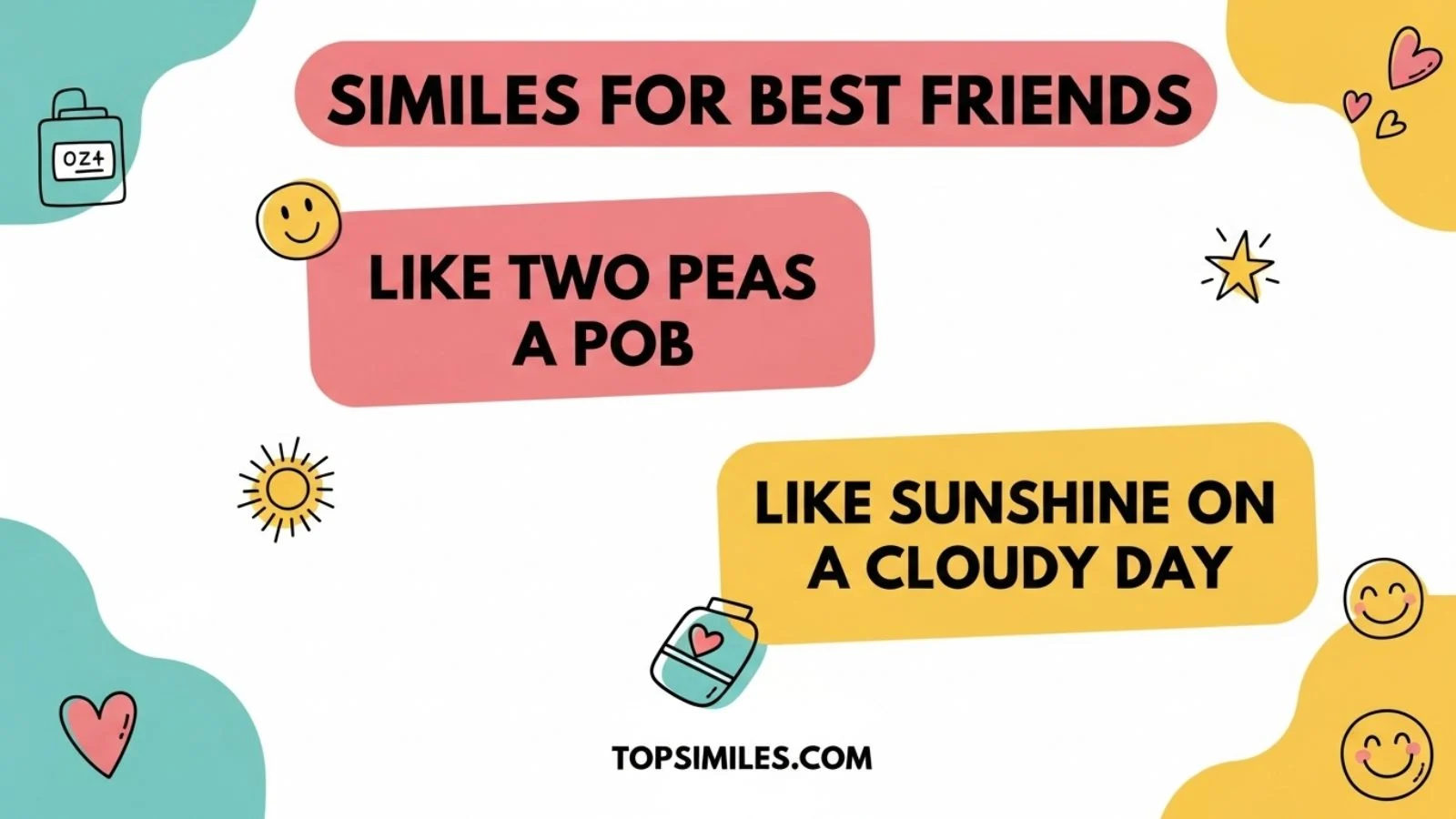 Similes for Best Friends