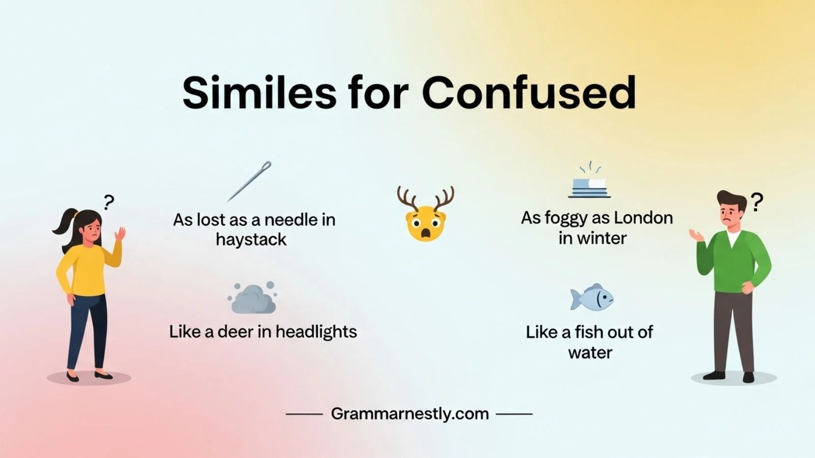 Similes for Confused