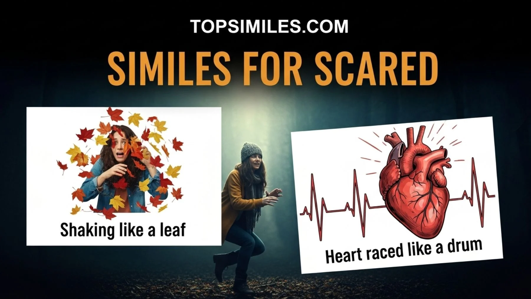Similes for Scared
