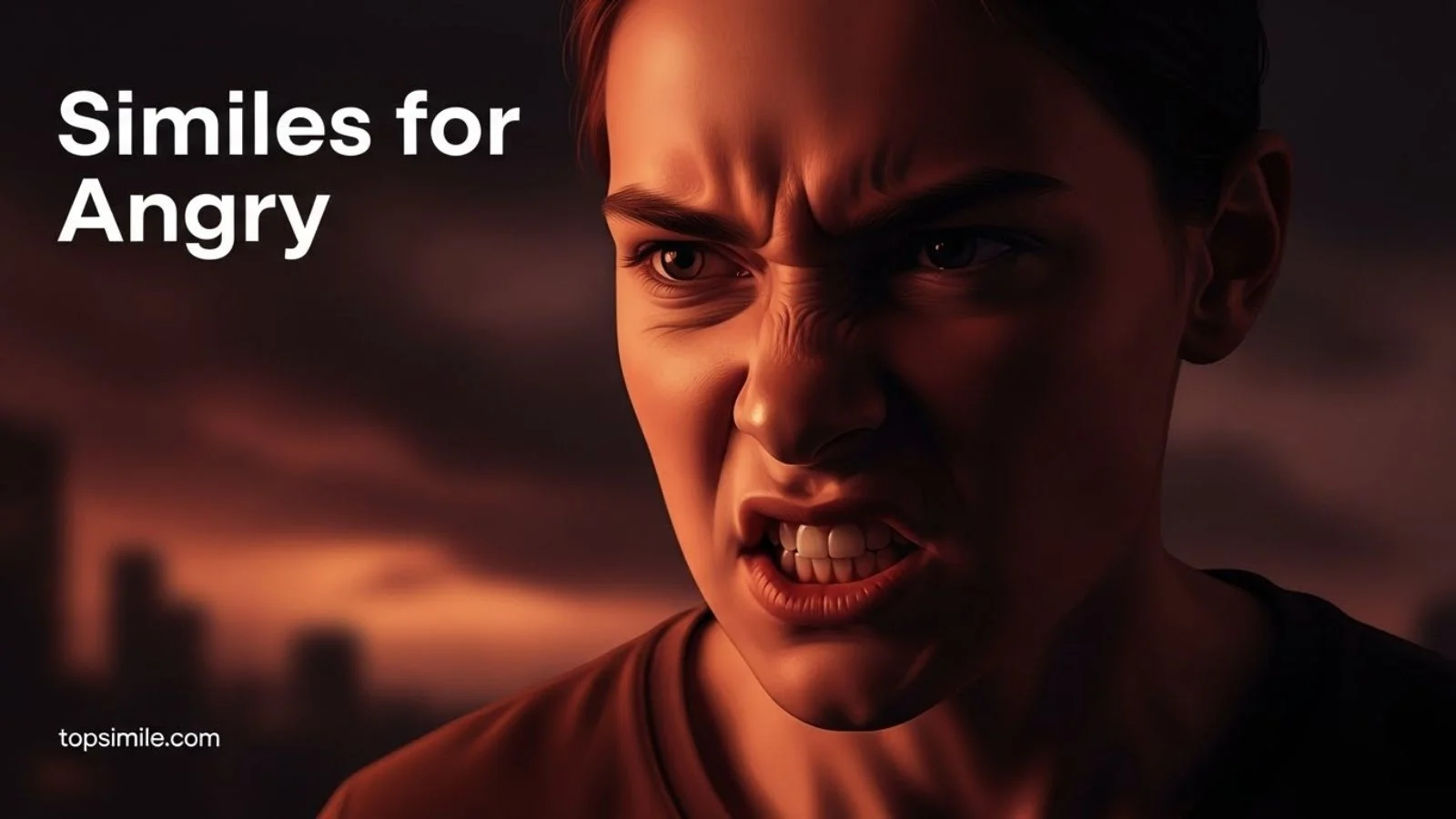 Similes for angry