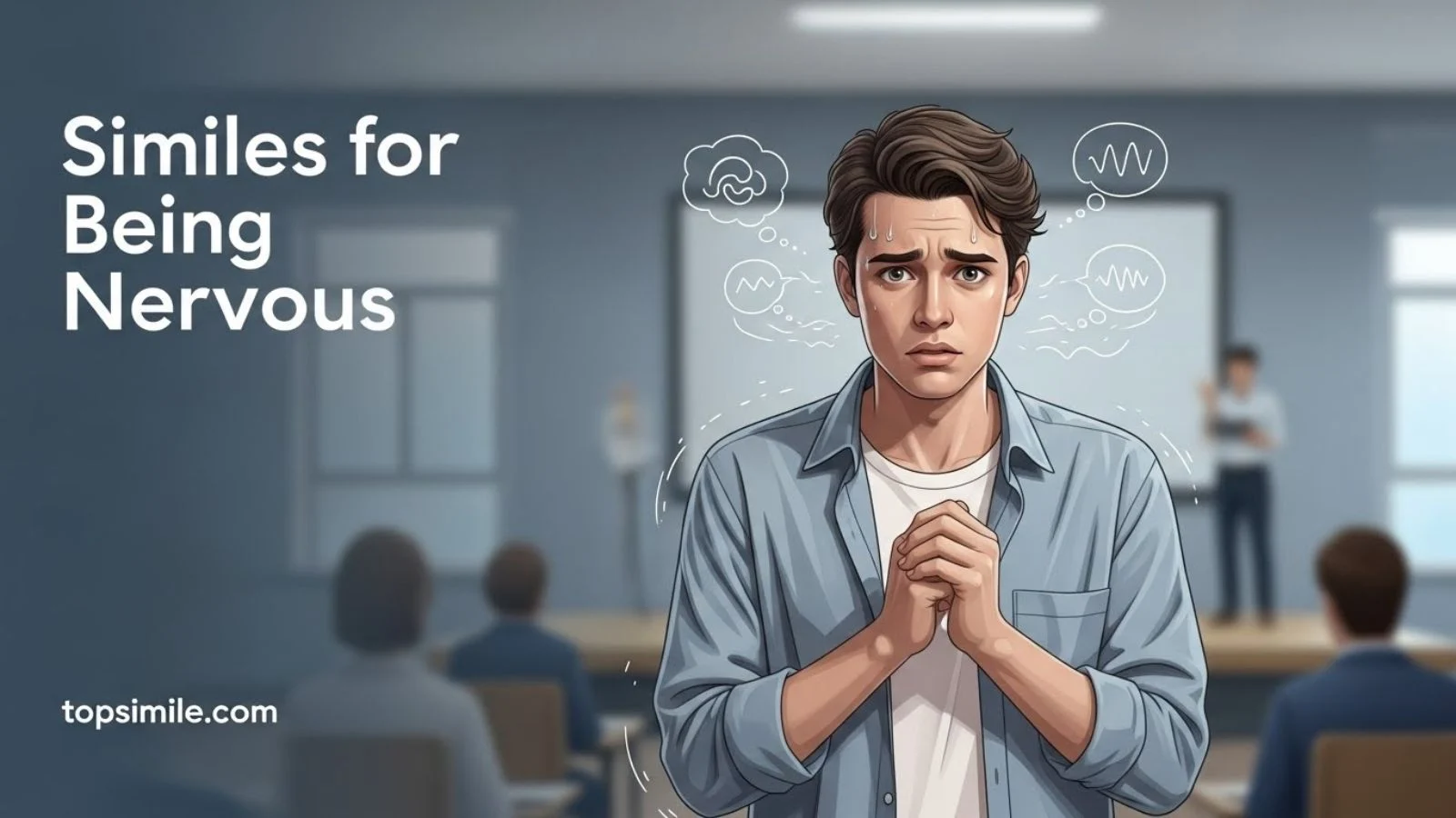 Similes for being nervous