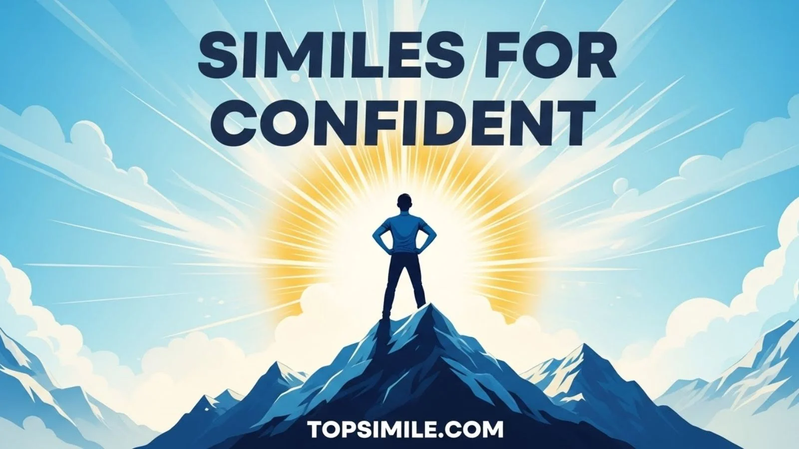 Similes for confident