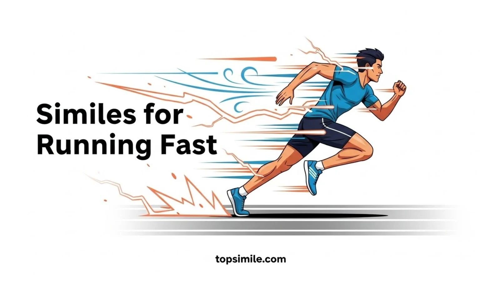 Similes for running fast