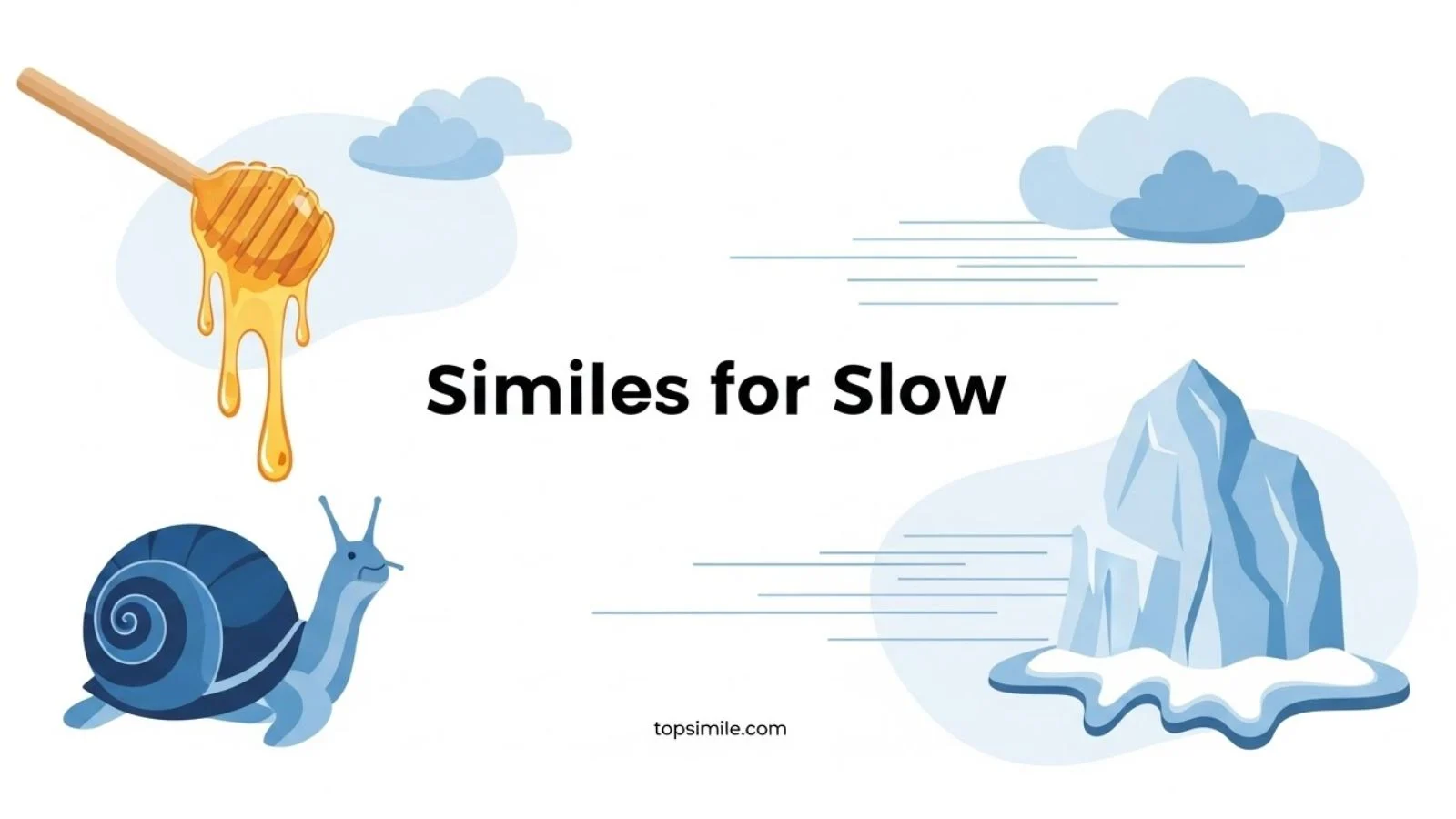 Similes for slow