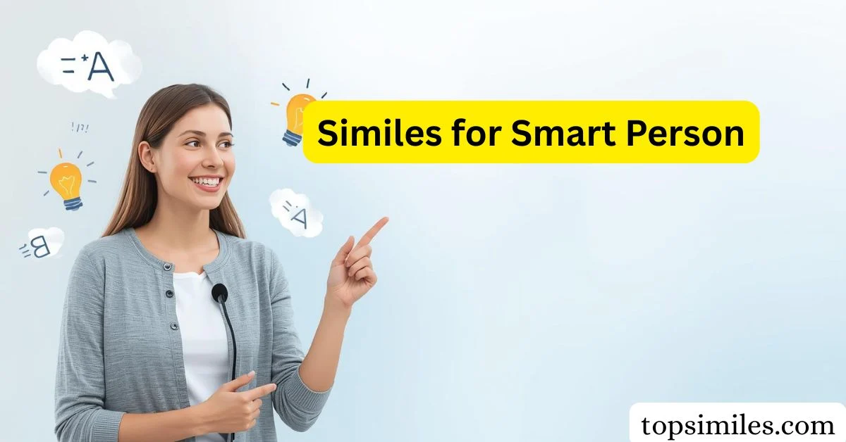 Similes for Smart Person