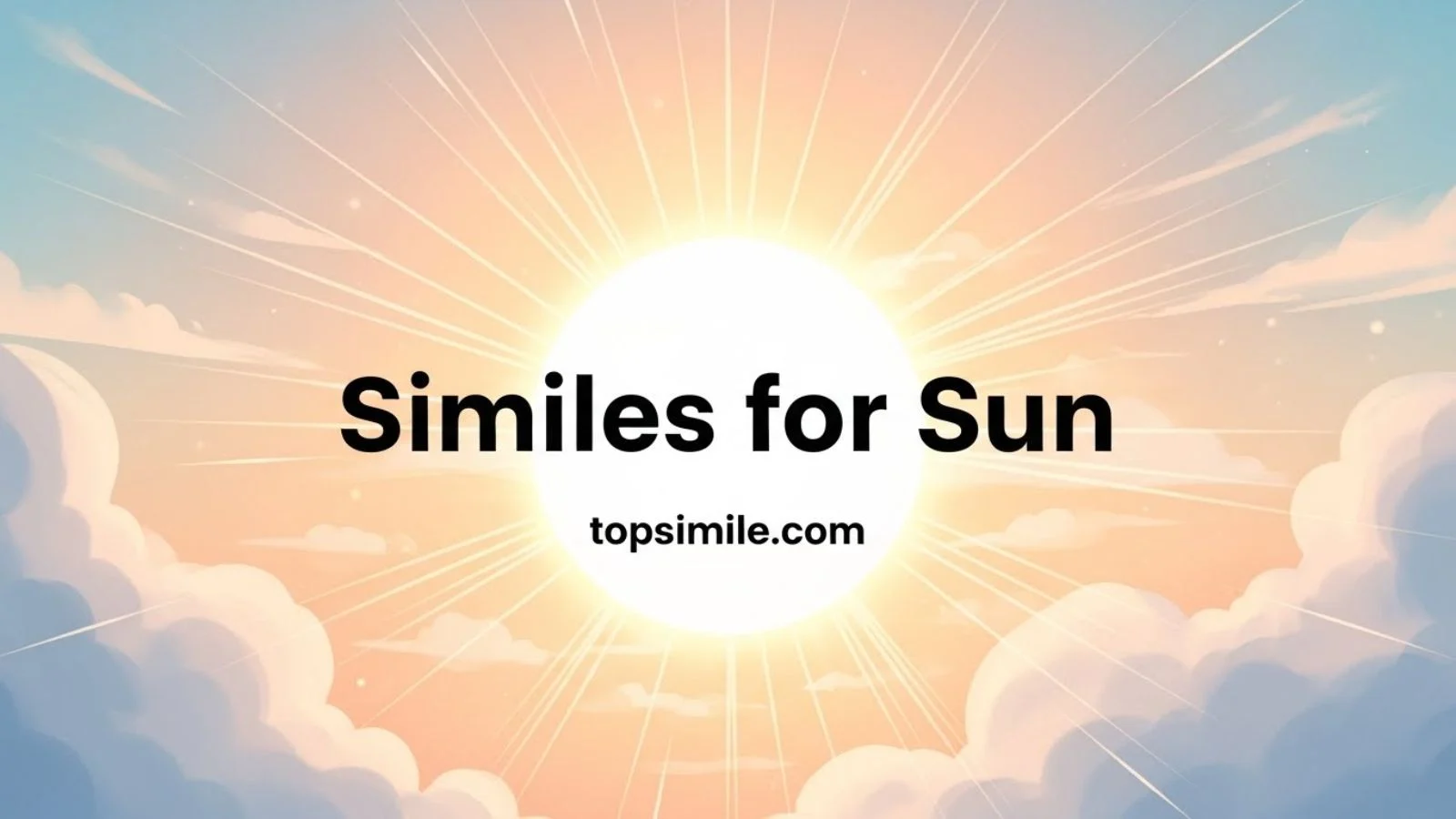 Similes for sun